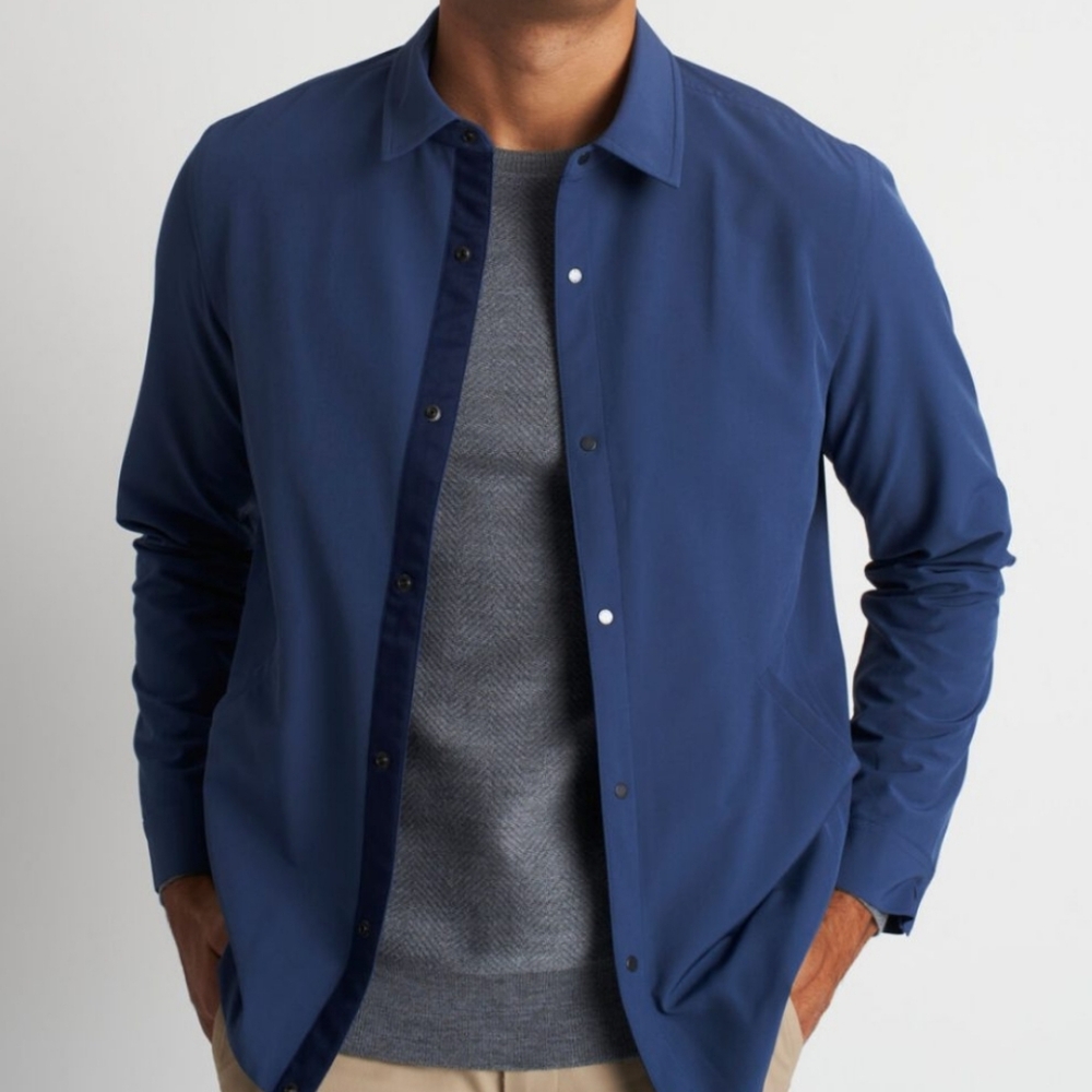 Kit and Ace Travel Lightly Line Keeps Men Cool Blue Size Small